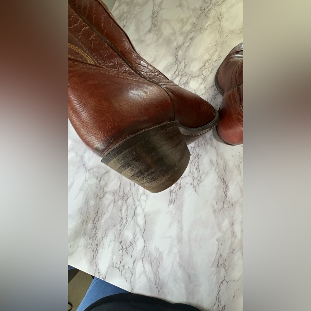 Texas Boot Company Cowboy Boots Vintage - Picture 15 of 16